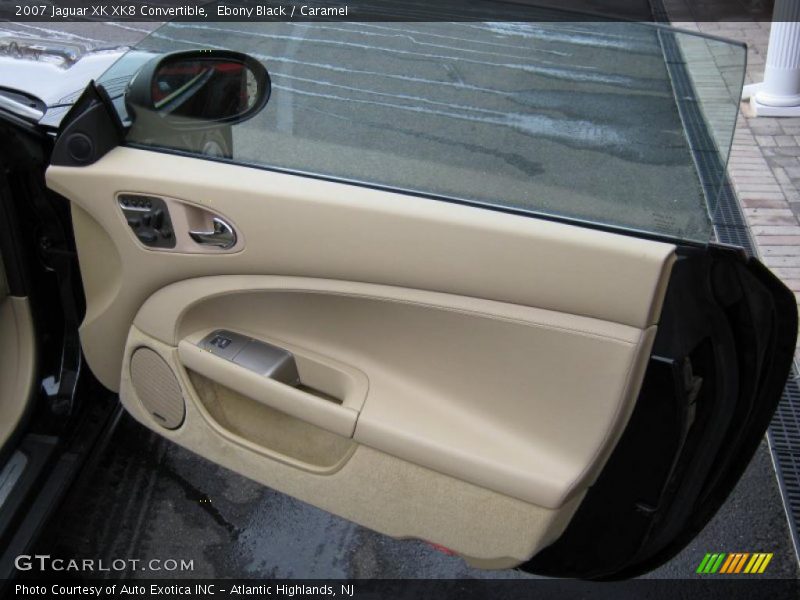Ebony Black / Caramel 2007 Jaguar XK XK8 Convertible