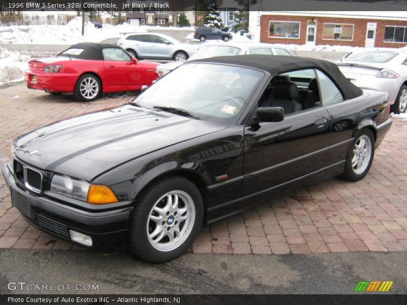 Jet Black / Black 1996 BMW 3 Series 328i Convertible