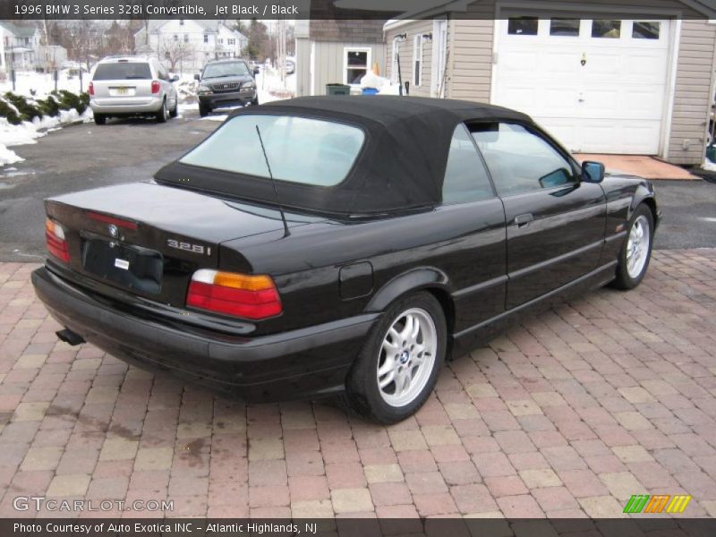 Jet Black / Black 1996 BMW 3 Series 328i Convertible