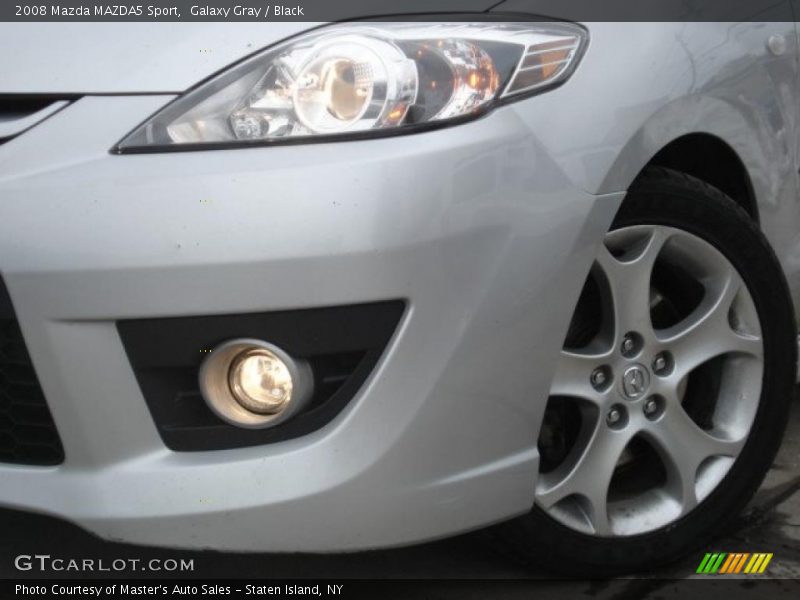 Galaxy Gray / Black 2008 Mazda MAZDA5 Sport