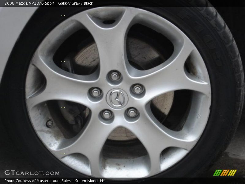 Galaxy Gray / Black 2008 Mazda MAZDA5 Sport