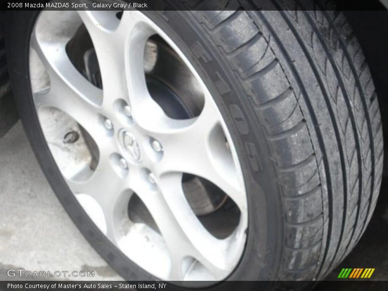 Galaxy Gray / Black 2008 Mazda MAZDA5 Sport