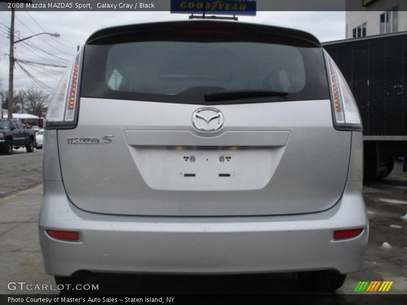 Galaxy Gray / Black 2008 Mazda MAZDA5 Sport