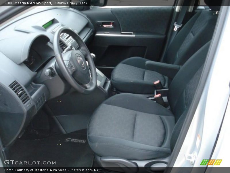 Galaxy Gray / Black 2008 Mazda MAZDA5 Sport