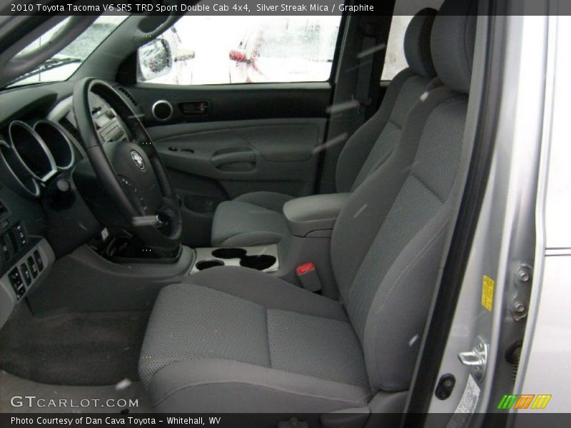 Silver Streak Mica / Graphite 2010 Toyota Tacoma V6 SR5 TRD Sport Double Cab 4x4