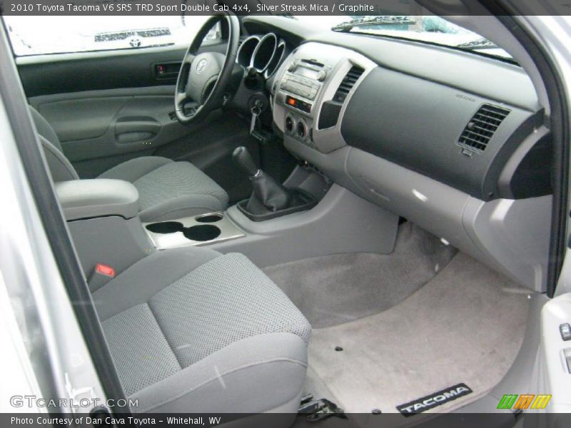 Silver Streak Mica / Graphite 2010 Toyota Tacoma V6 SR5 TRD Sport Double Cab 4x4