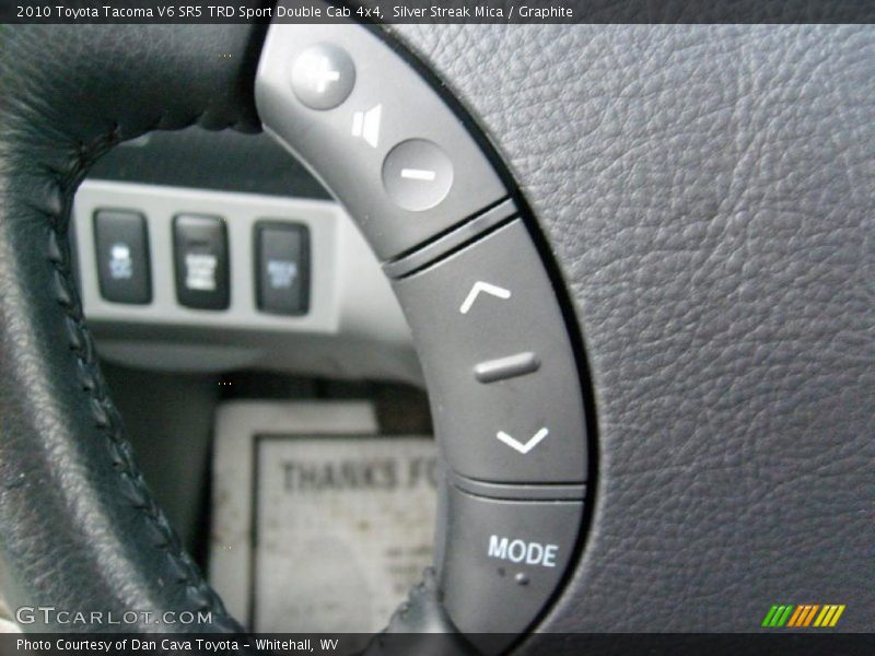 Silver Streak Mica / Graphite 2010 Toyota Tacoma V6 SR5 TRD Sport Double Cab 4x4