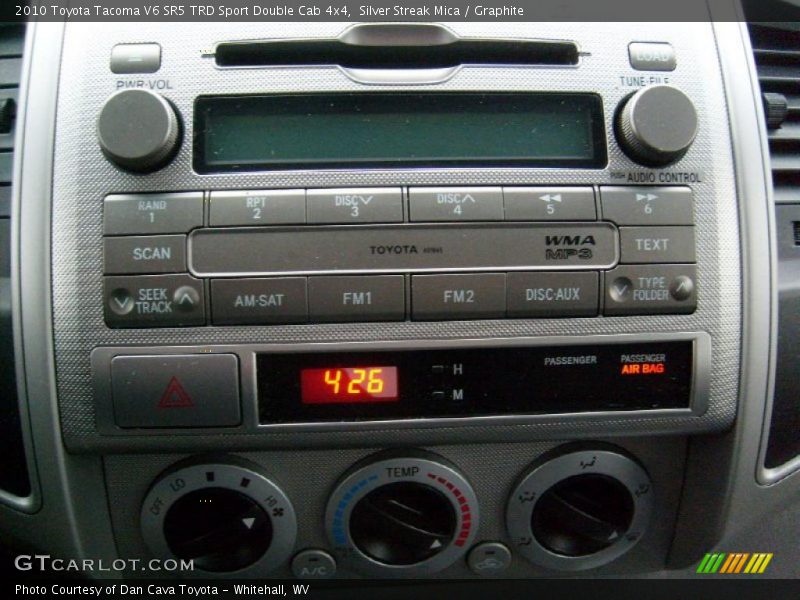 Silver Streak Mica / Graphite 2010 Toyota Tacoma V6 SR5 TRD Sport Double Cab 4x4