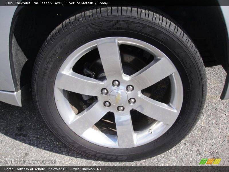 Silver Ice Metallic / Ebony 2009 Chevrolet TrailBlazer SS AWD