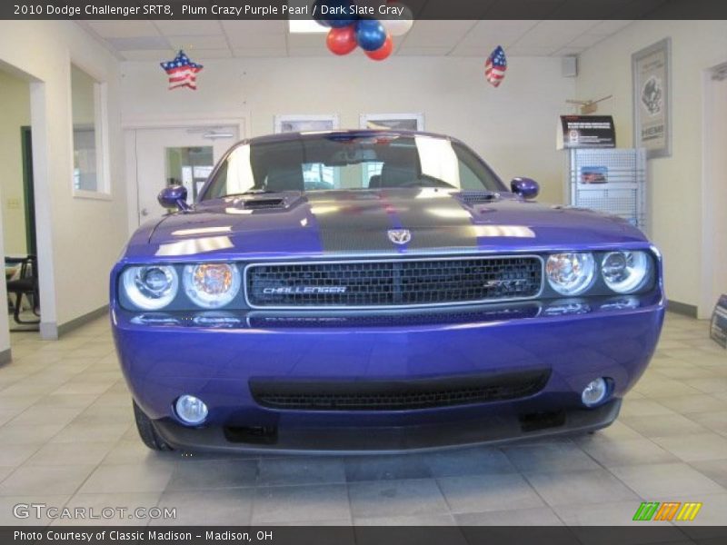 Plum Crazy Purple Pearl / Dark Slate Gray 2010 Dodge Challenger SRT8