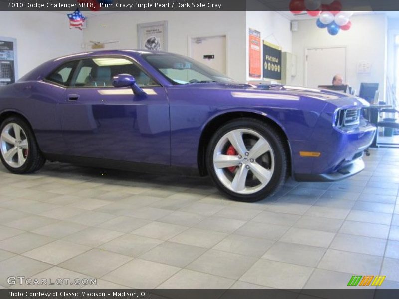 Plum Crazy Purple Pearl / Dark Slate Gray 2010 Dodge Challenger SRT8