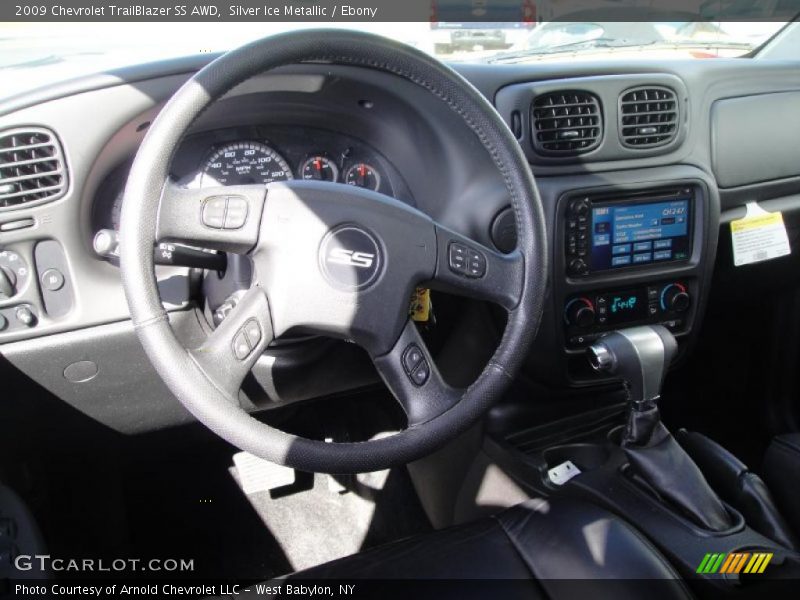Silver Ice Metallic / Ebony 2009 Chevrolet TrailBlazer SS AWD