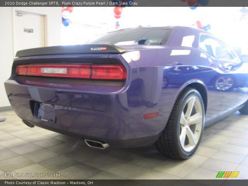 Plum Crazy Purple Pearl / Dark Slate Gray 2010 Dodge Challenger SRT8