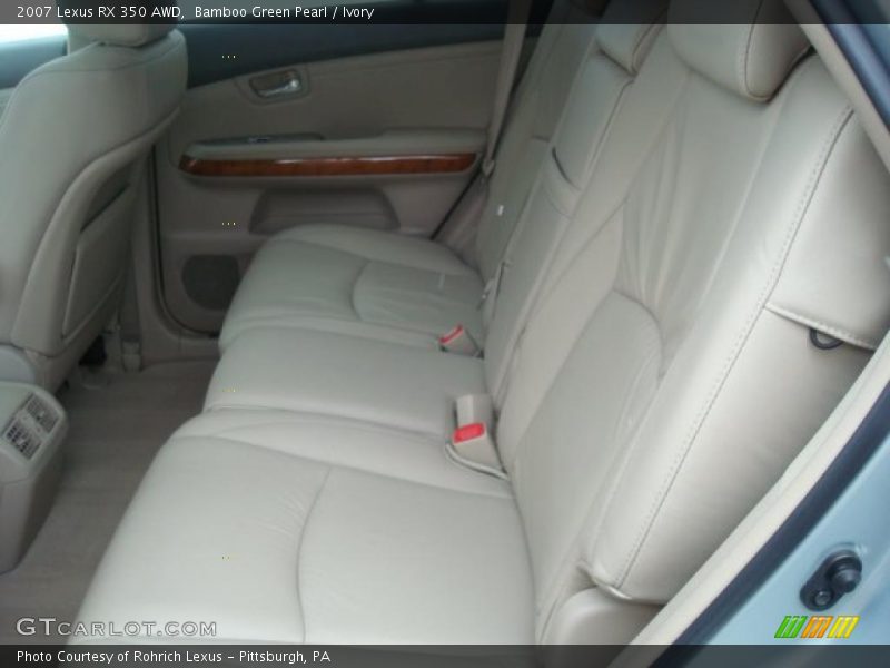 Bamboo Green Pearl / Ivory 2007 Lexus RX 350 AWD