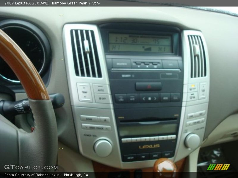 Bamboo Green Pearl / Ivory 2007 Lexus RX 350 AWD