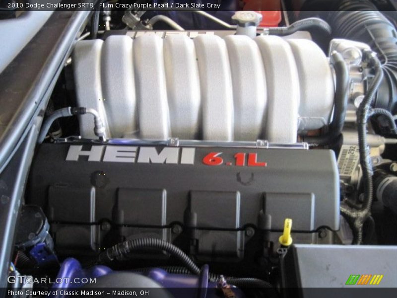 Plum Crazy Purple Pearl / Dark Slate Gray 2010 Dodge Challenger SRT8