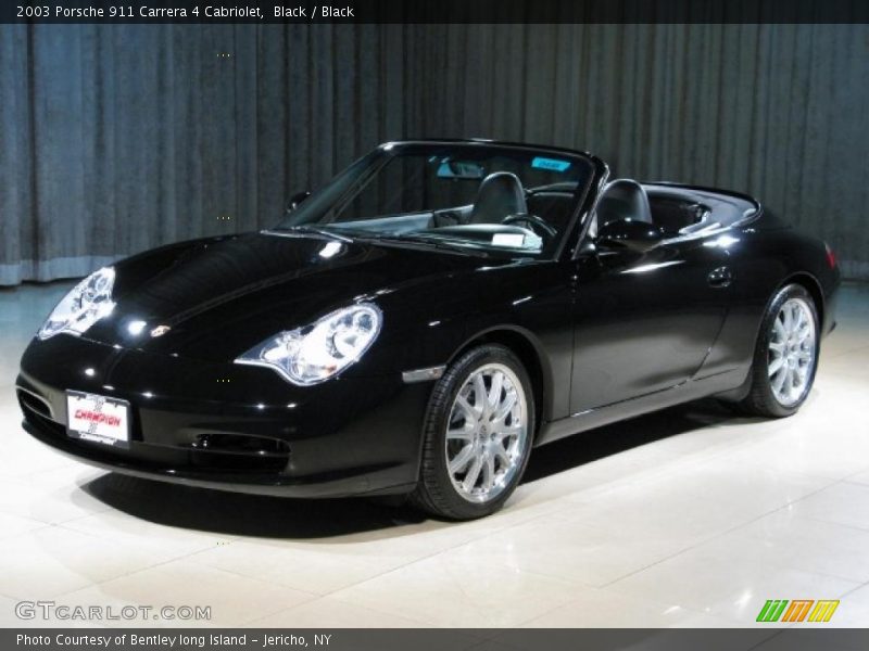 Black / Black 2003 Porsche 911 Carrera 4 Cabriolet