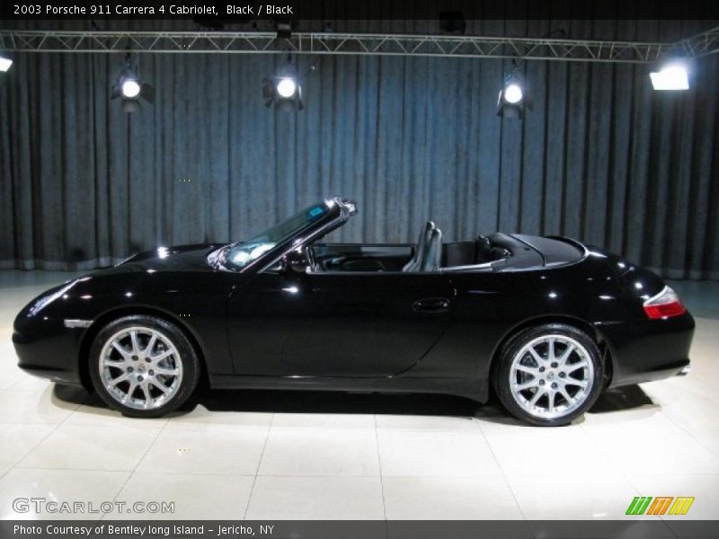 Black / Black 2003 Porsche 911 Carrera 4 Cabriolet