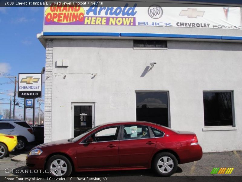 Red Jewel Tintcoat / Neutral 2009 Chevrolet Impala LT