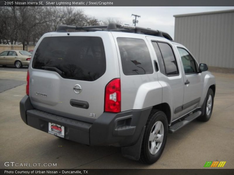 Silver Lightning Metallic / Steel/Graphite 2005 Nissan Xterra SE