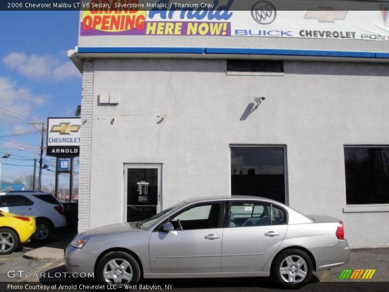 Silverstone Metallic / Titanium Gray 2006 Chevrolet Malibu LT V6 Sedan