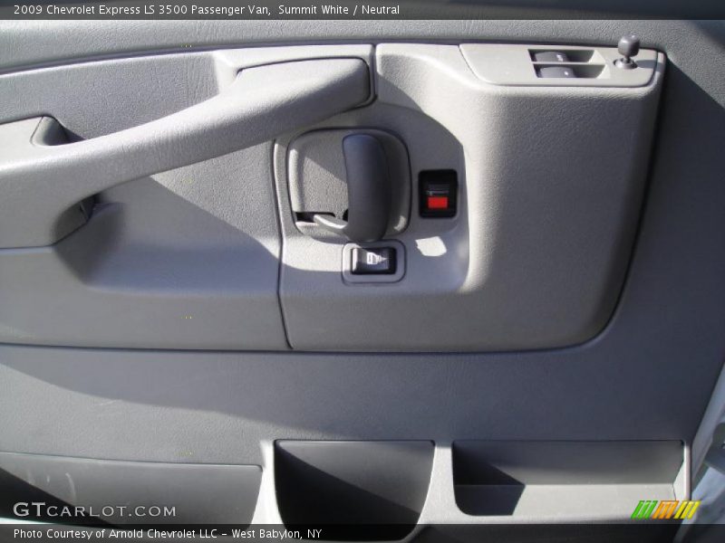 Summit White / Neutral 2009 Chevrolet Express LS 3500 Passenger Van