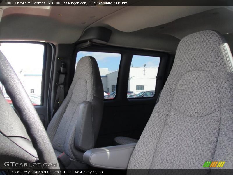 Summit White / Neutral 2009 Chevrolet Express LS 3500 Passenger Van