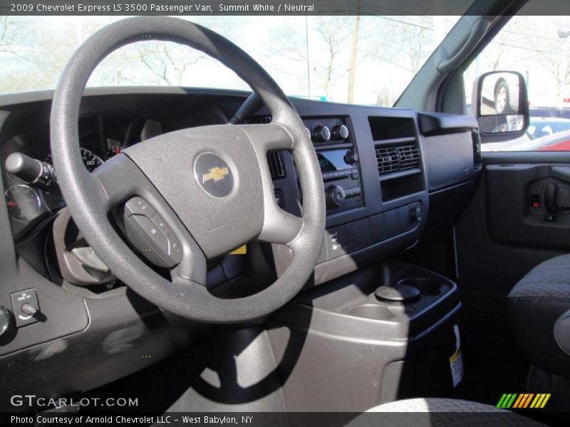 Summit White / Neutral 2009 Chevrolet Express LS 3500 Passenger Van