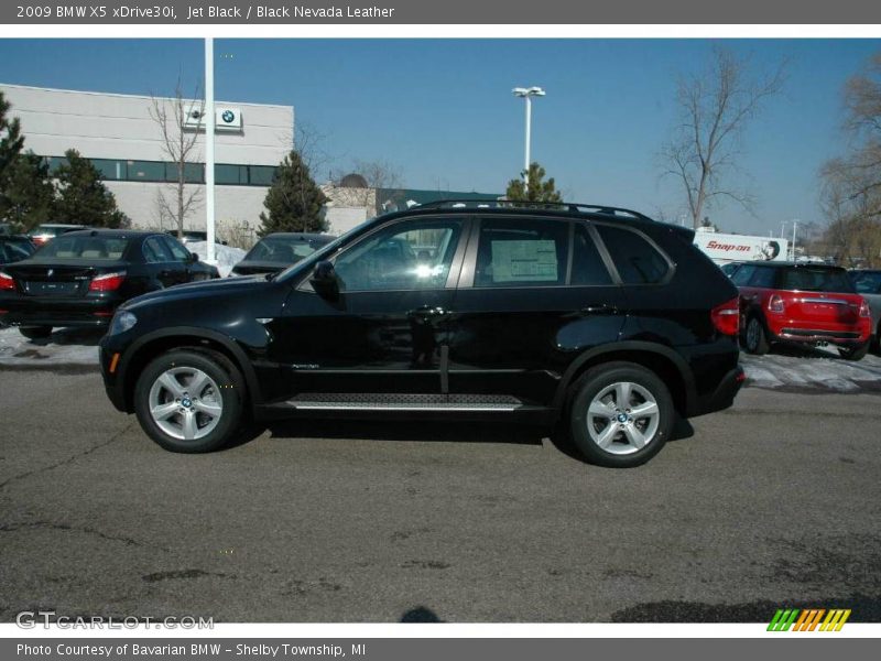 Jet Black / Black Nevada Leather 2009 BMW X5 xDrive30i