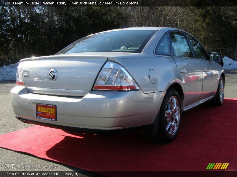 Silver Birch Metallic / Medium Light Stone 2008 Mercury Sable Premier Sedan