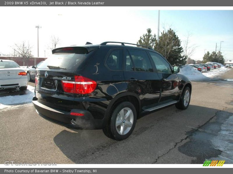 Jet Black / Black Nevada Leather 2009 BMW X5 xDrive30i