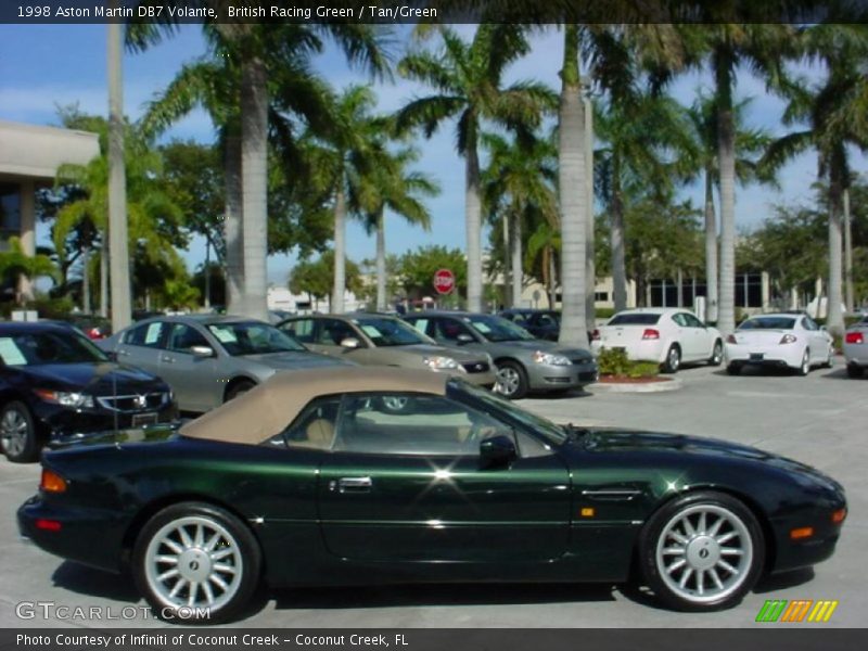 British Racing Green / Tan/Green 1998 Aston Martin DB7 Volante
