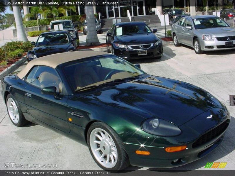 British Racing Green / Tan/Green 1998 Aston Martin DB7 Volante