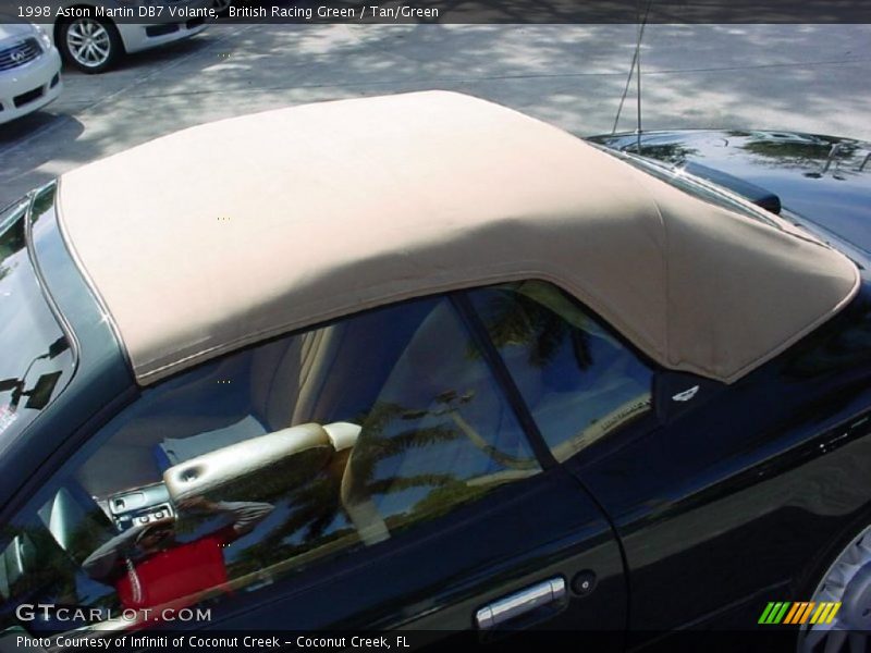British Racing Green / Tan/Green 1998 Aston Martin DB7 Volante