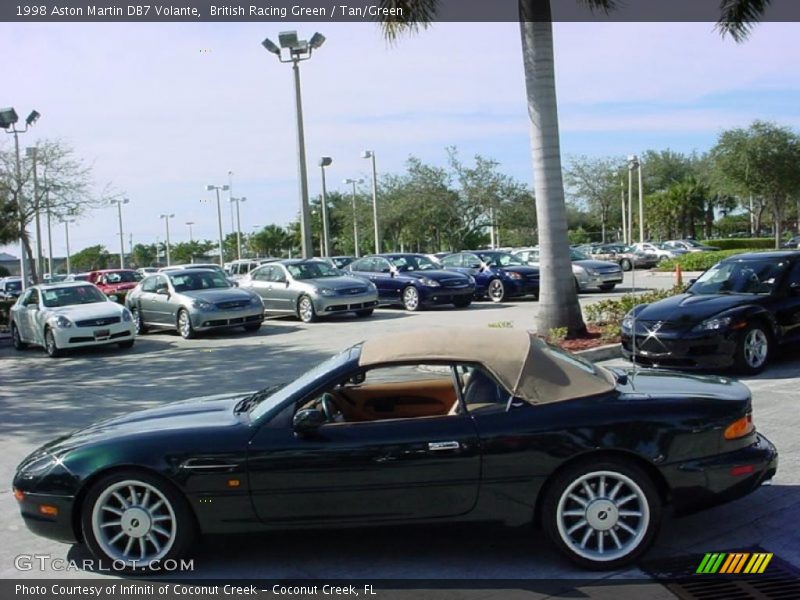 British Racing Green / Tan/Green 1998 Aston Martin DB7 Volante