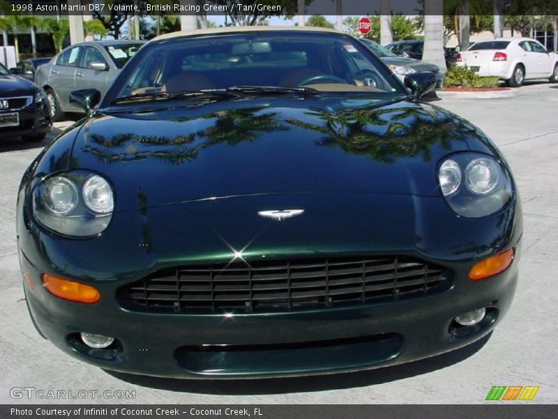 British Racing Green / Tan/Green 1998 Aston Martin DB7 Volante