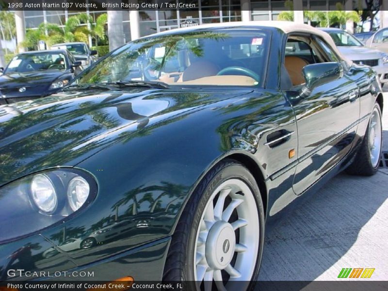 British Racing Green / Tan/Green 1998 Aston Martin DB7 Volante