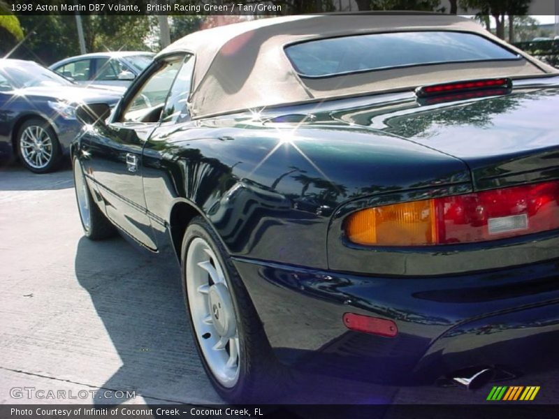 British Racing Green / Tan/Green 1998 Aston Martin DB7 Volante