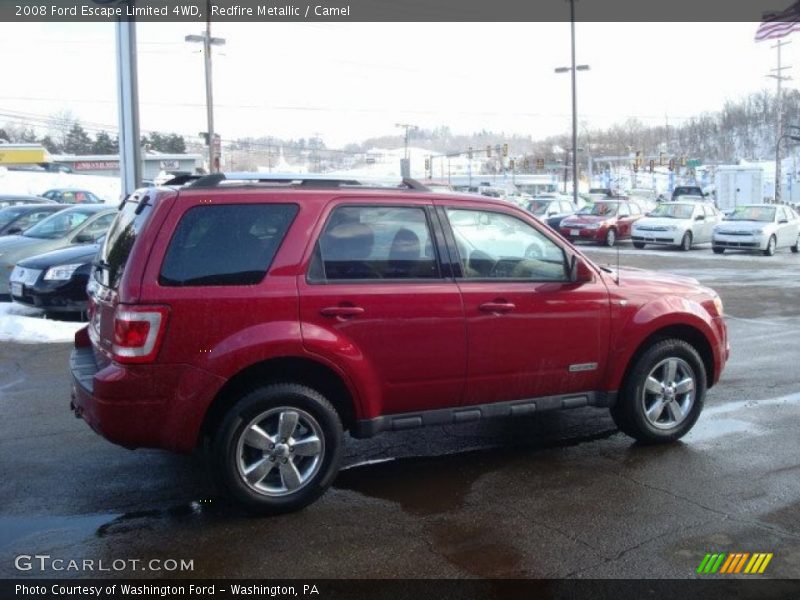 Redfire Metallic / Camel 2008 Ford Escape Limited 4WD