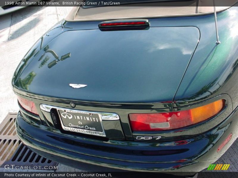 British Racing Green / Tan/Green 1998 Aston Martin DB7 Volante