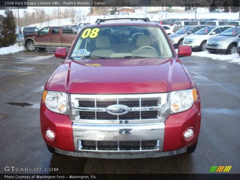 Redfire Metallic / Camel 2008 Ford Escape Limited 4WD