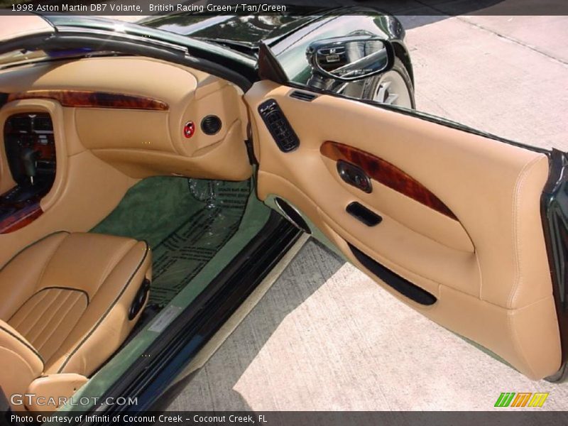 British Racing Green / Tan/Green 1998 Aston Martin DB7 Volante