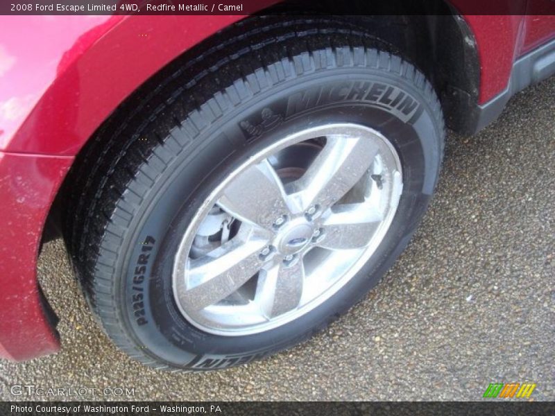 Redfire Metallic / Camel 2008 Ford Escape Limited 4WD