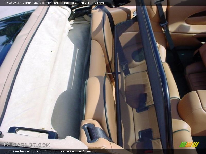 British Racing Green / Tan/Green 1998 Aston Martin DB7 Volante