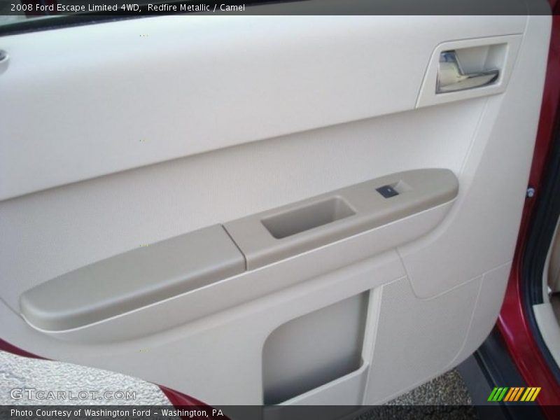 Redfire Metallic / Camel 2008 Ford Escape Limited 4WD