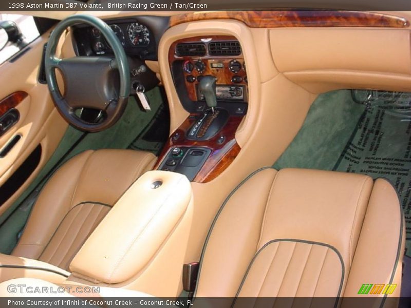 British Racing Green / Tan/Green 1998 Aston Martin DB7 Volante
