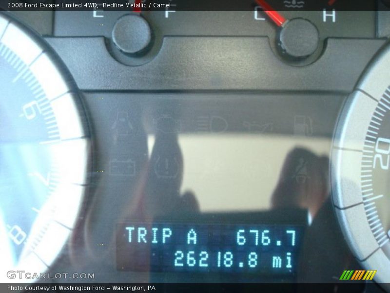 Redfire Metallic / Camel 2008 Ford Escape Limited 4WD