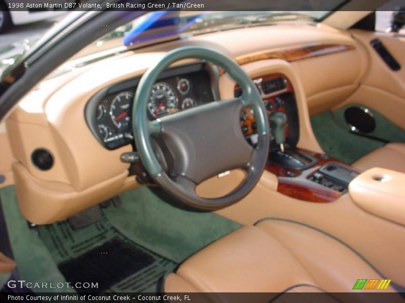 British Racing Green / Tan/Green 1998 Aston Martin DB7 Volante