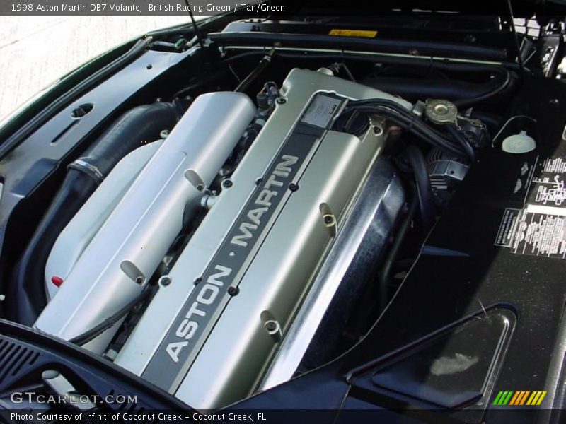 British Racing Green / Tan/Green 1998 Aston Martin DB7 Volante