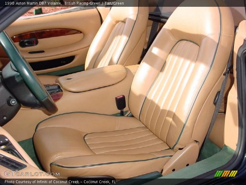 British Racing Green / Tan/Green 1998 Aston Martin DB7 Volante